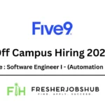 Five9 career opportunity: Software Engineer I in Automation QA role, based in Bangalore, requiring Java and backend development skills.