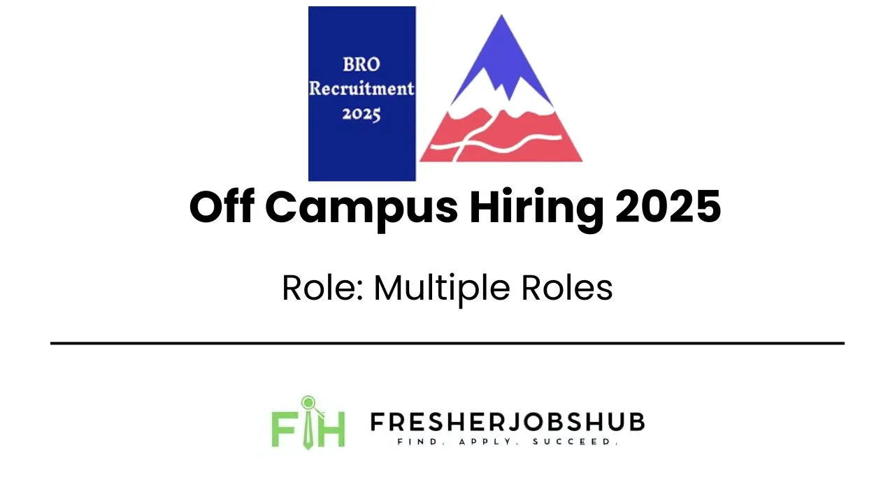 Infographic summarizing BRO Recruitment 2025 details for Vehicle Mechanic and MSW jobs including vacancies, location, and application deadline.